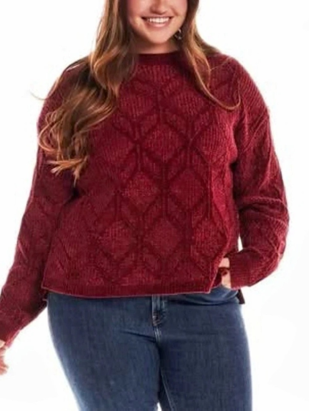 Weatherproof Vintage Women's Chenille Holiday Pullover Sweater